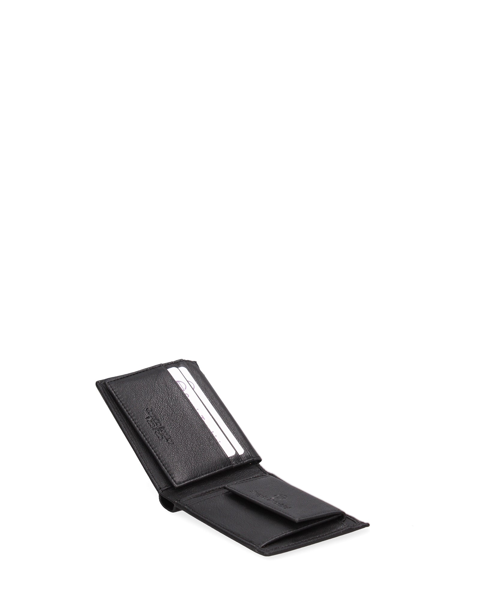 Portafoglio uomo vera pelle Sfoderato K50115P030-NERO Sergio Tacchini