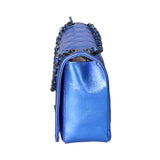 Azura Borsa a tracolla da donna Vera pelle 1138-BLU ELETTRICO Gave Lux