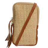 Alessandria Borsa a tracolla da donna Paglia Tabru 05001-S44 CUOIO Gave Lux