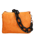 Borsa a spalla da donna Vera pelle di cavallino MYB-8021-FW-BECCO D'OCA My Best Bag
