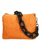 Borsa a spalla da donna Vera pelle di cavallino MYB-8021-FW-BECCO D'OCA My Best Bag