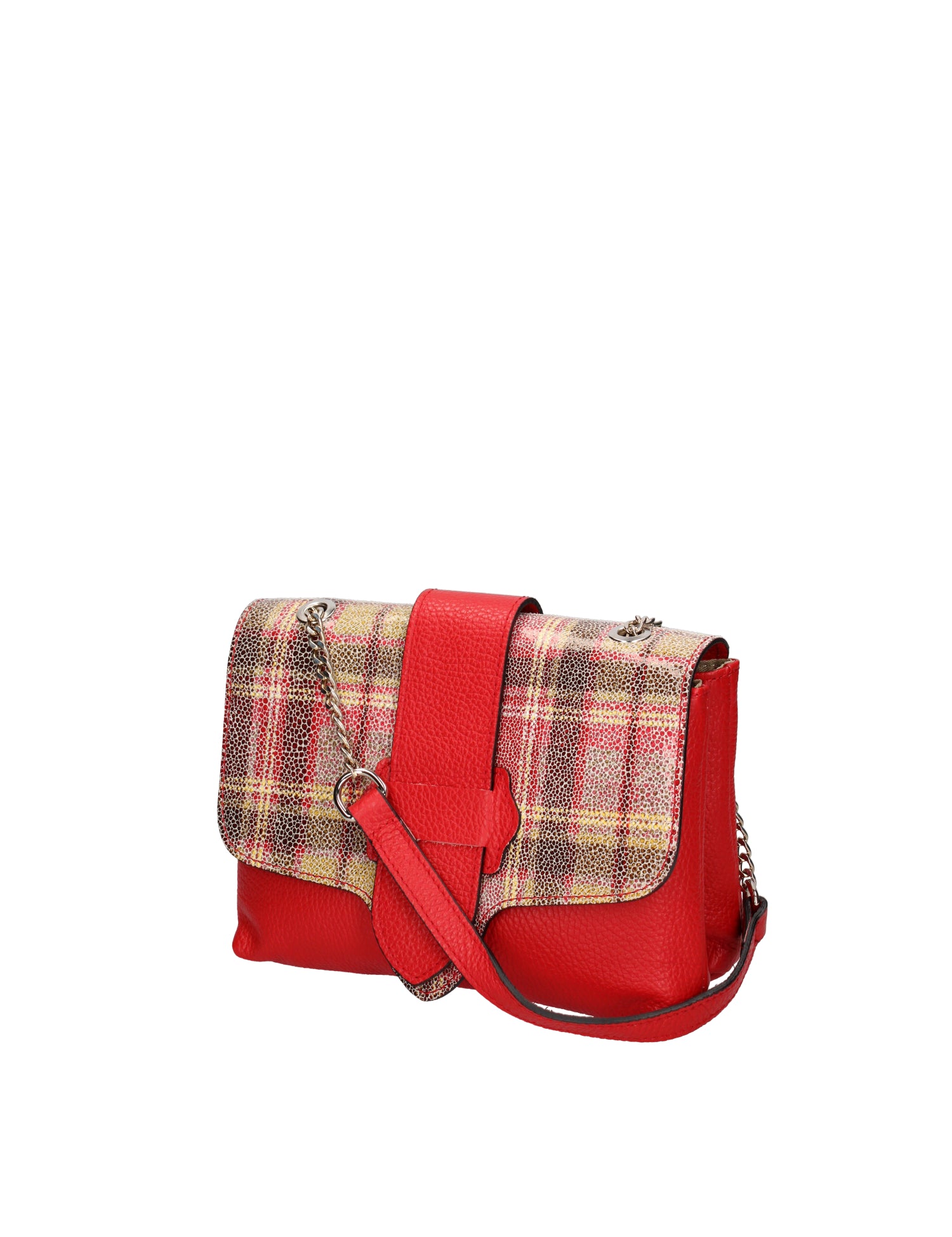Caelia Borsa a tracolla da donna Vera pelle 194942-ROSSO+ROSSO Gave Lux