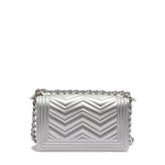 Borsa a mano da donna 100% Pvc FLAT XS MANHATTAN-SILVER Marc Ellis
