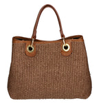 Borsa a mano da donna Paglia & Pelle MYB-05167-SS-25+D19 CUOIO SCURO My Best Bag