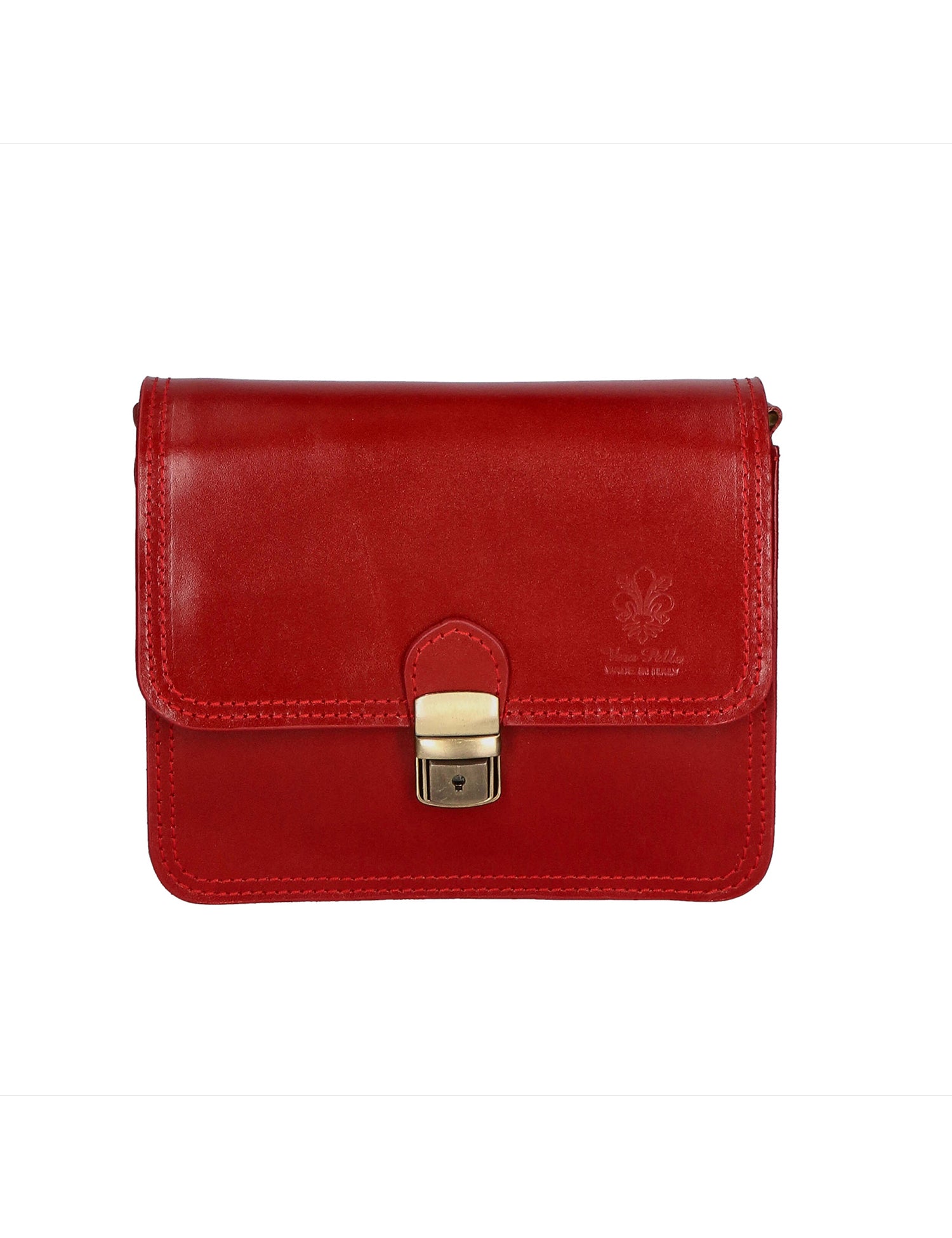 Bibiana Borsa a tracolla da donna Vera pelle 10018 1107-ROSSO RED Gave Lux