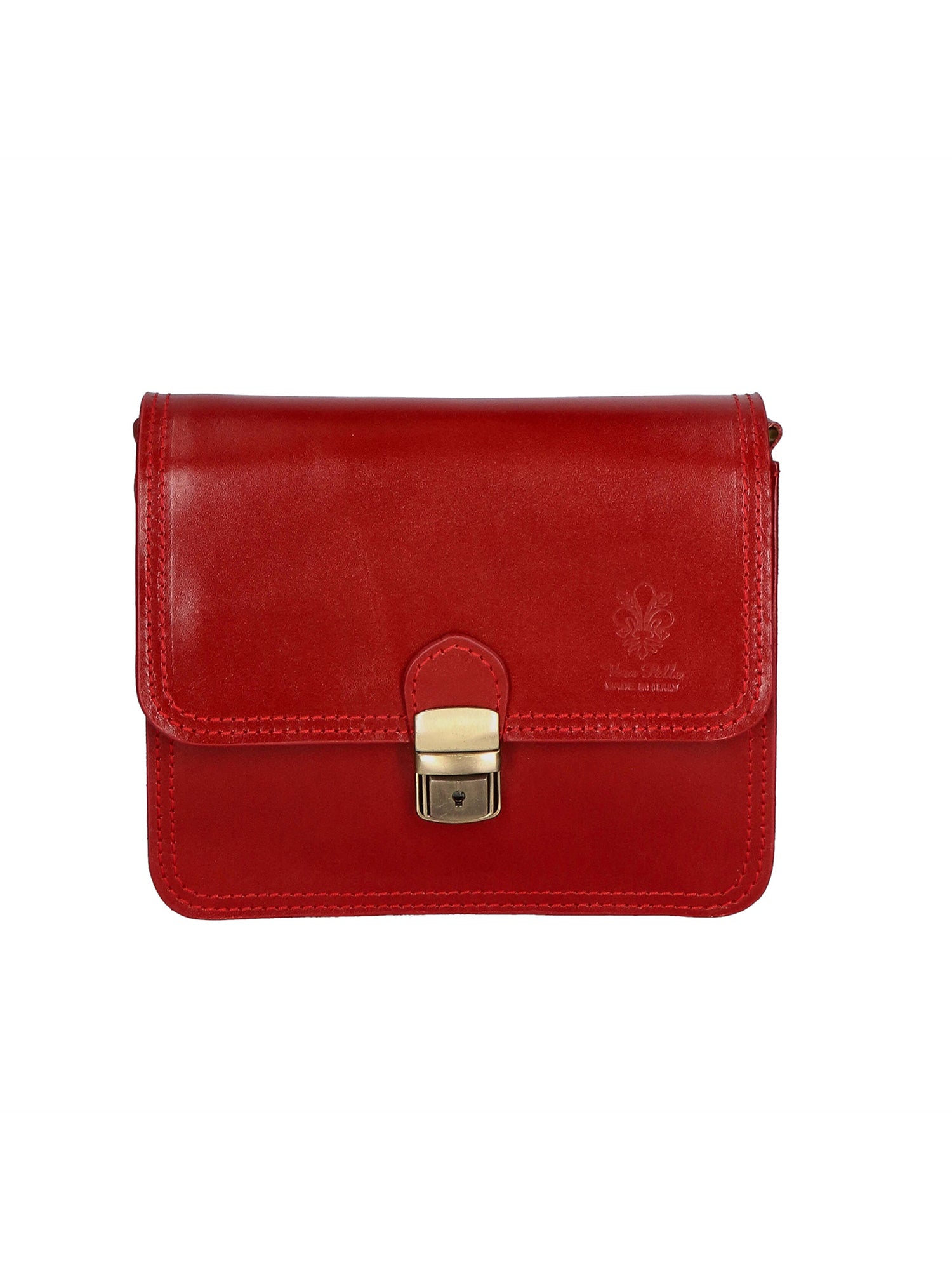 Bibiana Borsa a tracolla da donna Vera pelle 10018 1107-ROSSO RED Gave Lux