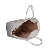 Borsa a mano da donna 100% pelle artigianale MYB-7029-SS-P 601 BIANCO WHITE My Best Bag