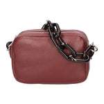 Barbara Borsa a spalla da donna Vera pelle 05706-D34 BORDO BORDEAUX Gave Lux