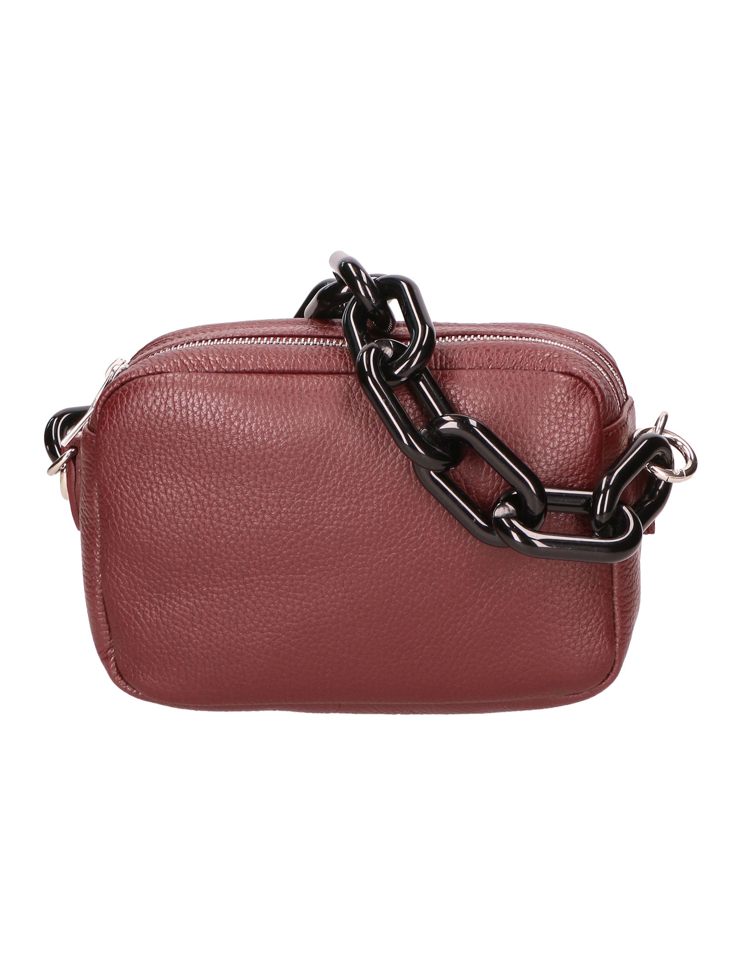 Barbara Borsa a spalla da donna Vera pelle 05706-D34 BORDO BORDEAUX Gave Lux