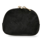 Rachele Pochette donna vera pelle Zip 02535-NERO Gave Lux
