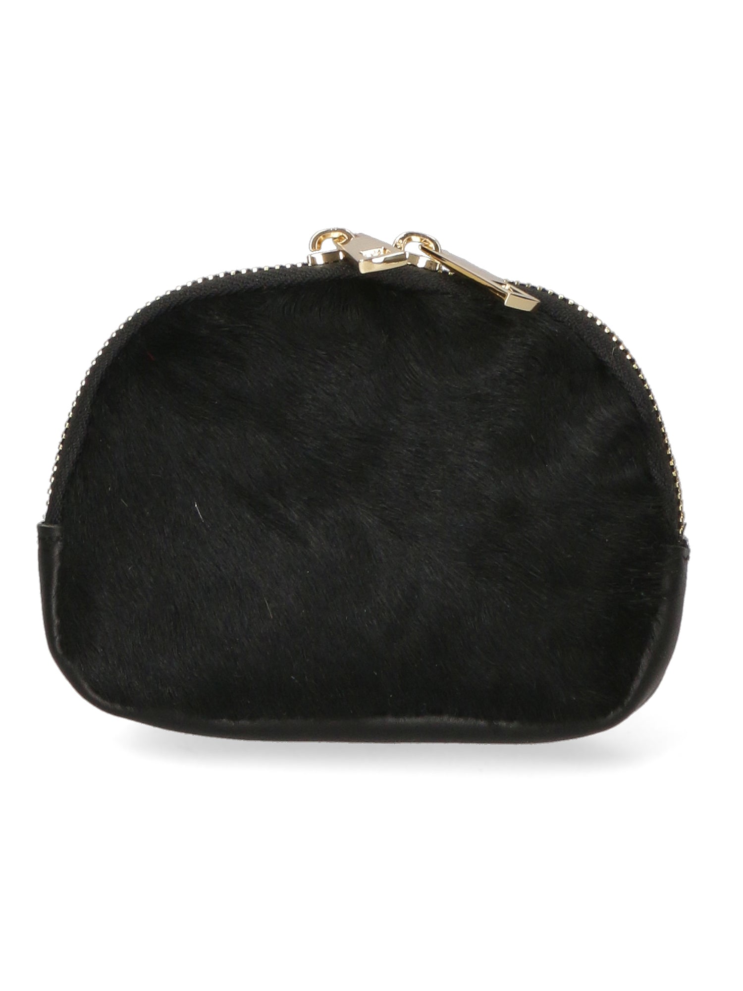 Rachele Pochette donna vera pelle Zip 02535-NERO Gave Lux