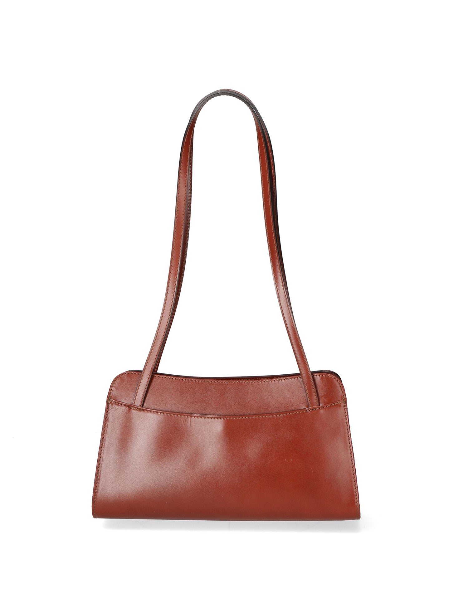 Edera Chic Borsa a spalla da donna Vera pelle 9120-MARRONE BROWN Gave Lux