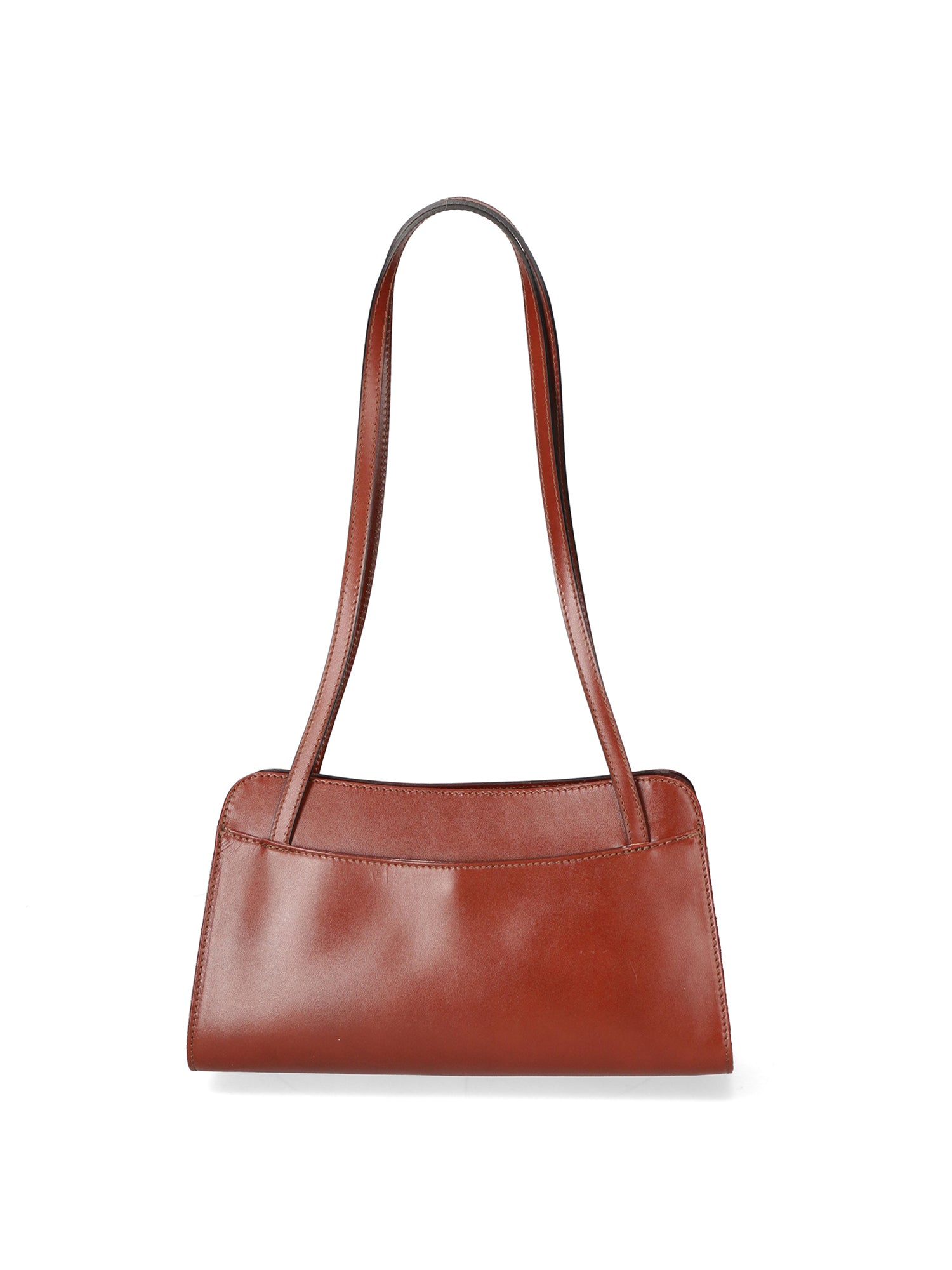 Edera Chic Borsa a spalla da donna Vera pelle 9120-MARRONE BROWN Gave Lux