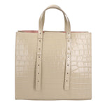 Borsa a mano da donna Vera pelle croco MYB-7004-SSCOCCO-C37 BEIGE BEIGE My Best Bag