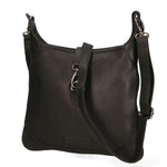 Borsa a tracolla da uomo in vera pelle RFID HILB-6169-NERO Hill Burry