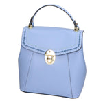 Giuditta Borsa a mano da donna 100% pelle 05937-L220 AZZURRO Gave Lux