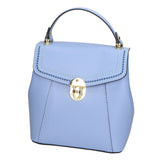 Giuditta Borsa a mano da donna 100% pelle 05937-L220 AZZURRO Gave Lux