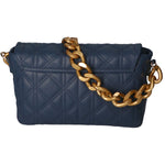 Aurélia Borsa a spalla da donna Vera pelle 04542-S24 BLU JEANS Gave Lux