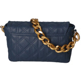 Aurélia Borsa a spalla da donna Vera pelle 04542-S24 BLU JEANS Gave Lux