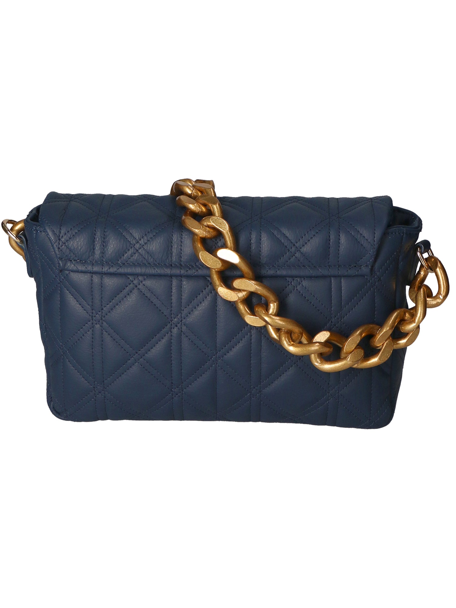 Aurélia Borsa a spalla da donna Vera pelle 04542-S24 BLU JEANS Gave Lux
