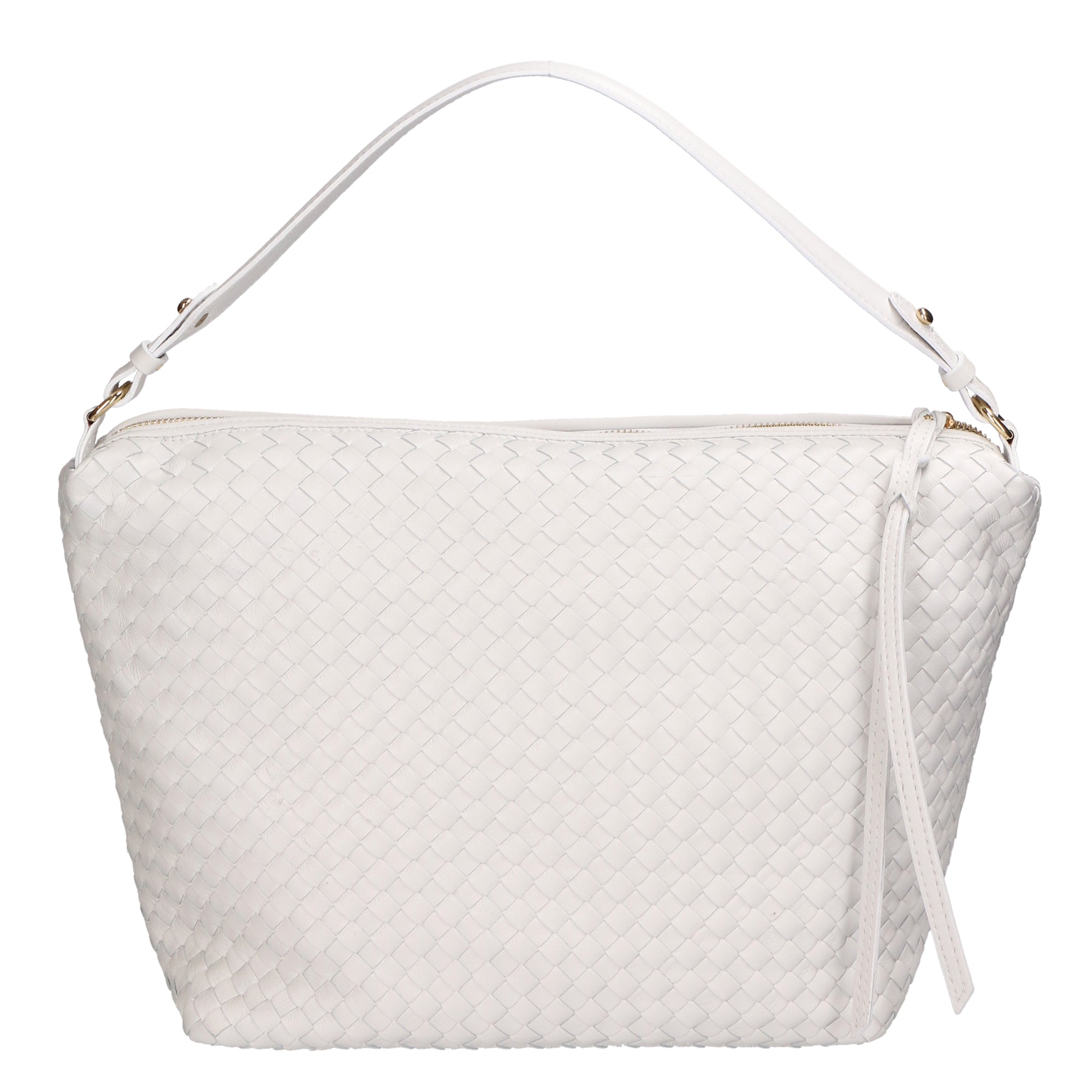 Irene Borsa a spalla da donna Vera pelle 06053-BIANCO FREDDO Gave Lux