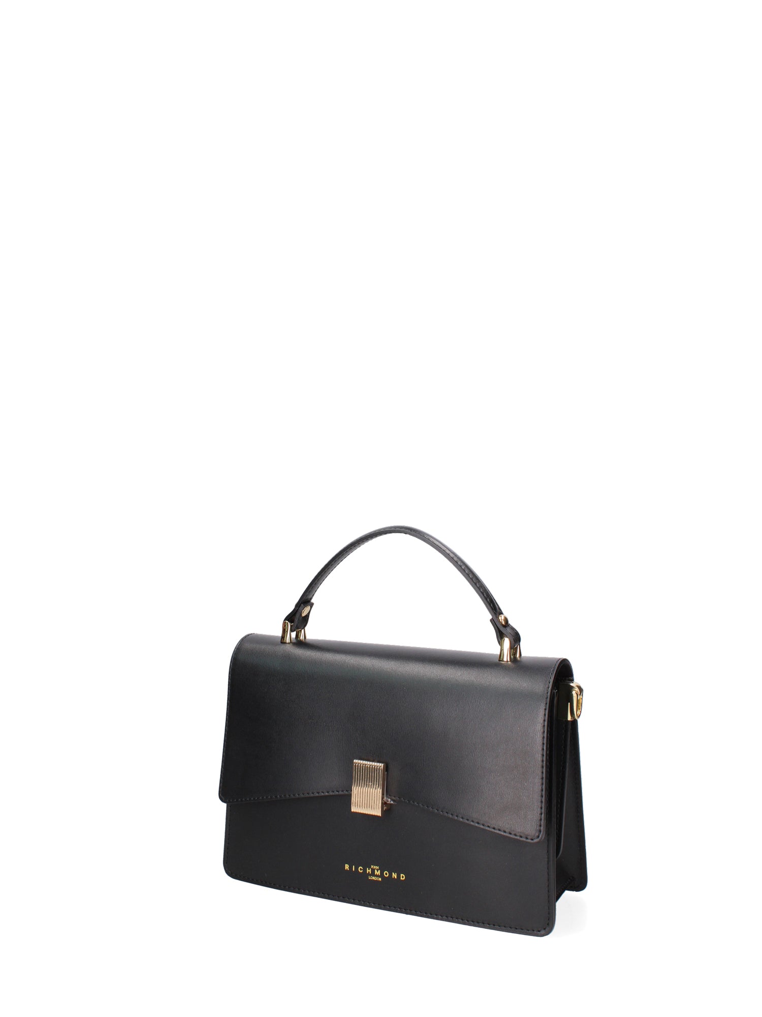 Borsa a mano da donna 100% vera pelle JR-W-1103-BX-BLACK + GOLD John Richmond