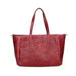 Lorella Borsa a spalla da donna Vera pelle croco 06499-037 BORDO Gave Lux