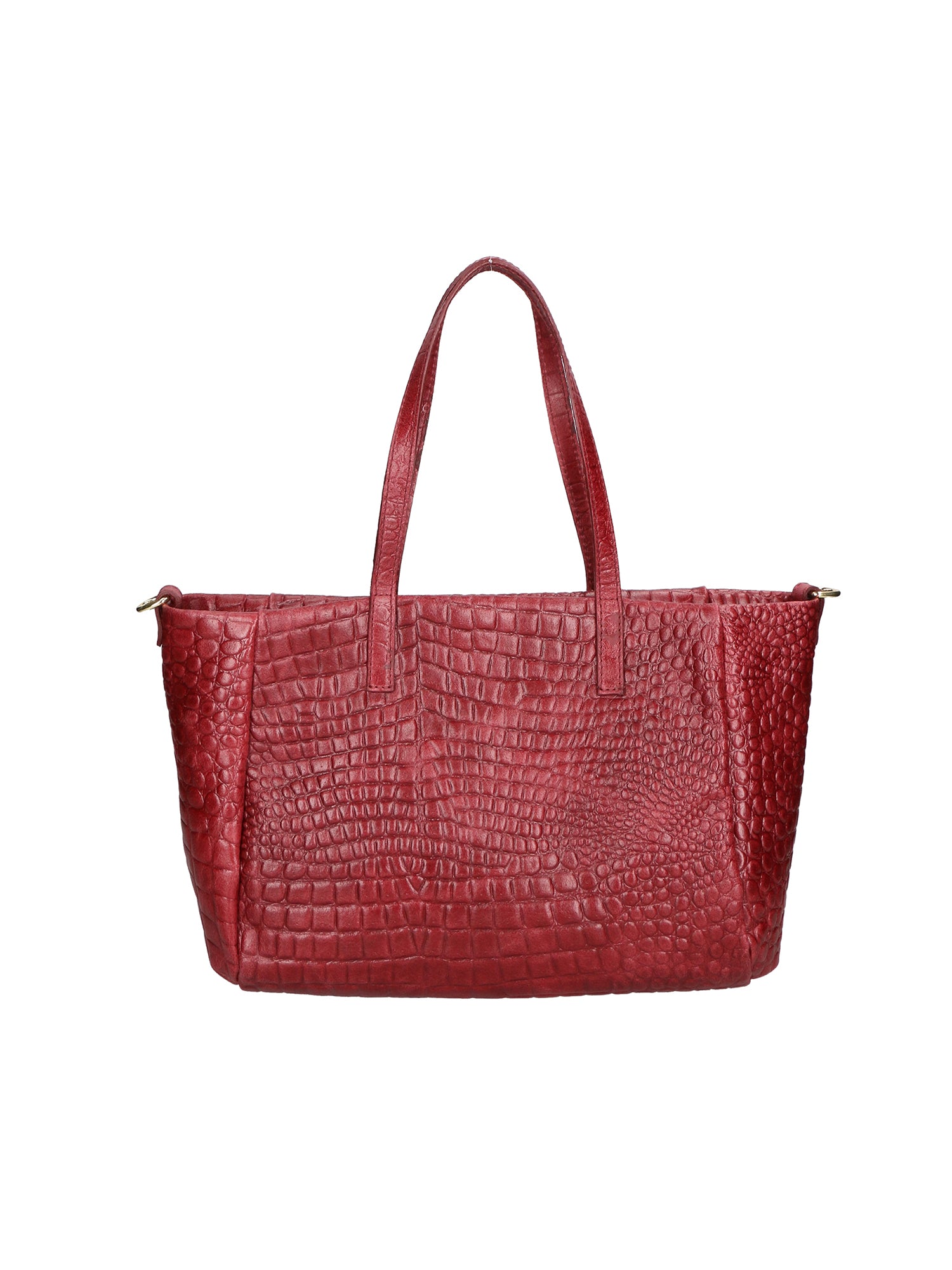 Lorella Borsa a spalla da donna Vera pelle croco 06499-037 BORDO Gave Lux