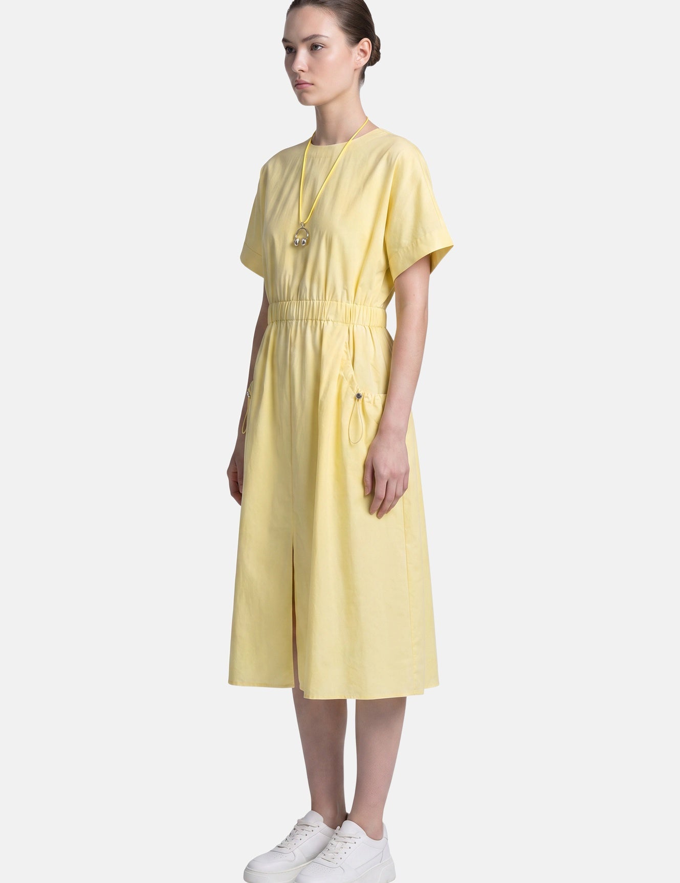 Vestito in Cotone Giallo