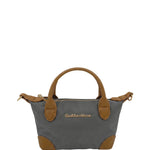 Borsa a Tracolla in Pvc Grigio