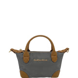 Borsa a Tracolla in Pvc Grigio