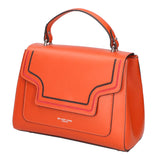 Borsa a mano da donna Vera pelle italiana MYB-6002-FW-L311 MATTONE My Best Bag