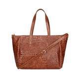 Lorella Borsa a spalla da donna Vera pelle croco 06499-040 MARMO SCURO Gave Lux