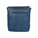 Borsa a tracolla da uomo 100% vera pelle HILB-3069S-BLU Hill Burry