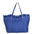 Agnese Borsa Shopper da donna Cotone e pelle 04649-D22 BLUETTE ROYAL BLU Gave Lux