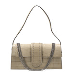Alba Borsa a spalla da donna Vera pelle 04734-B37 BEIGE Gave Lux