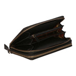 Portafoglio unisex in vera pelle Made in Italy SN2828147-BLACK Santini Firenze