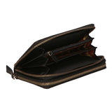 Portafoglio unisex in vera pelle Made in Italy SN2828147-BLACK Santini Firenze