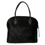 Borsa a mano da donna Vera pelle e calfhair MYB-8027-FW-NERO My Best Bag