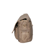 Clio Borsa a spalla da donna Vera pelle 5561-04 TAUPE Gave Lux