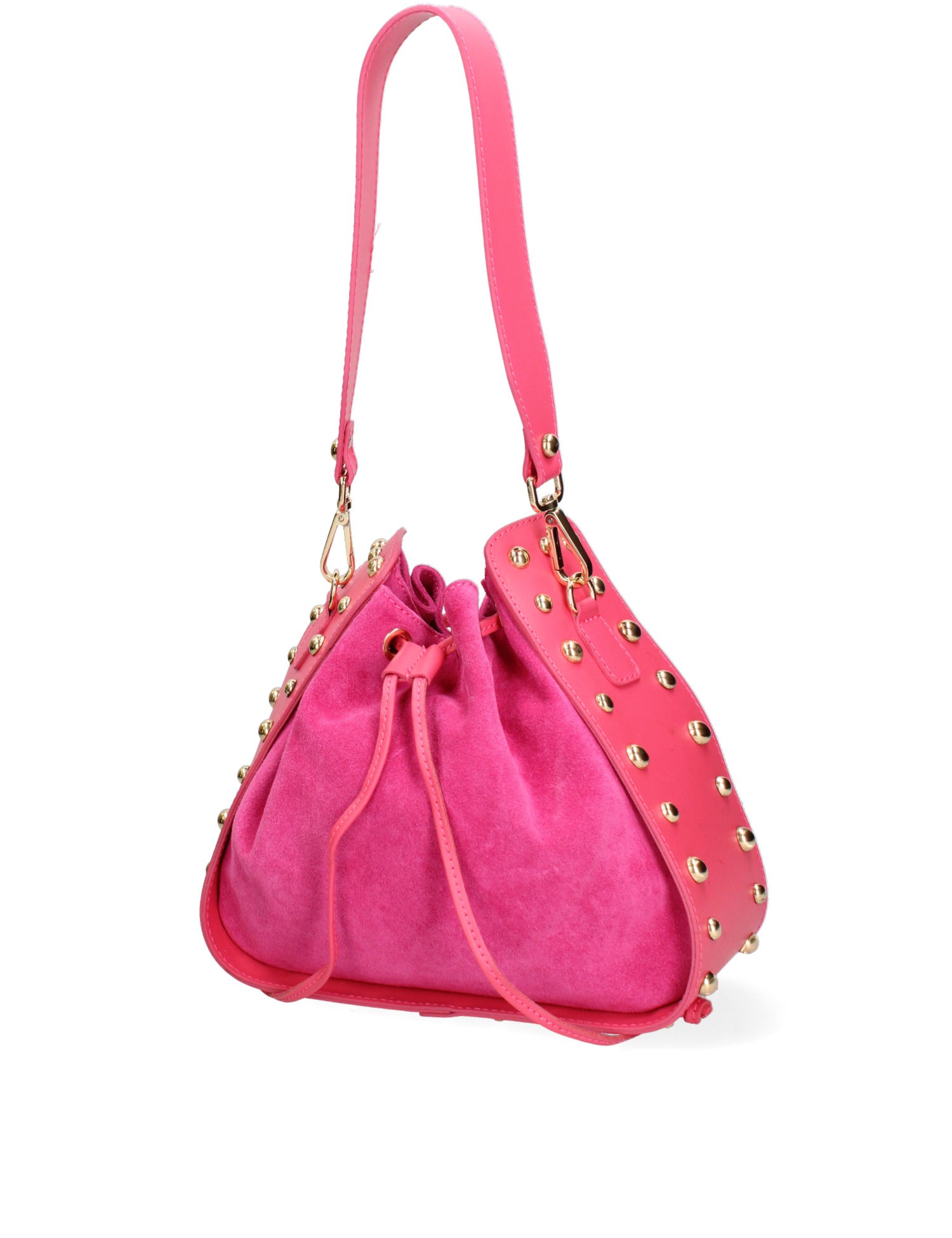 Ravello Borsa a spalla da donna Vera pelle 8977-FUXIA Gave Lux