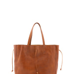 Borsa a mano unisex vera pelle Made in Italy 4611-MIELE Alessia Firenze