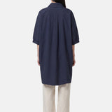Vestito in Cotone Blu Scuro