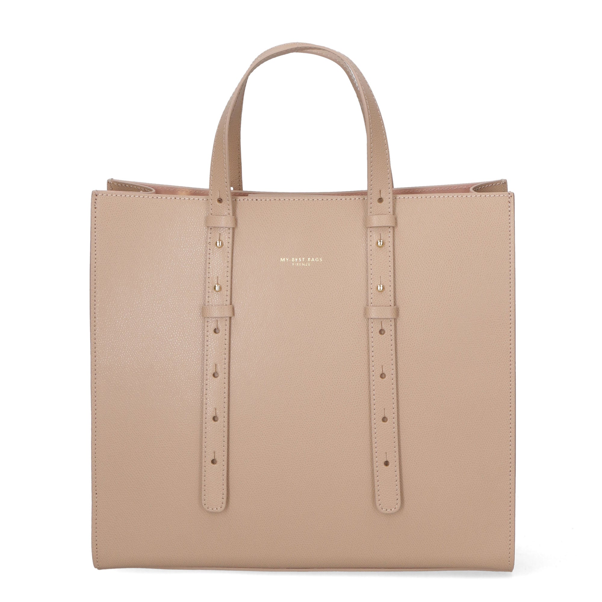 Borsa a mano da donna 100% pelle MYB-8001-FW-CORALLO My Best Bag