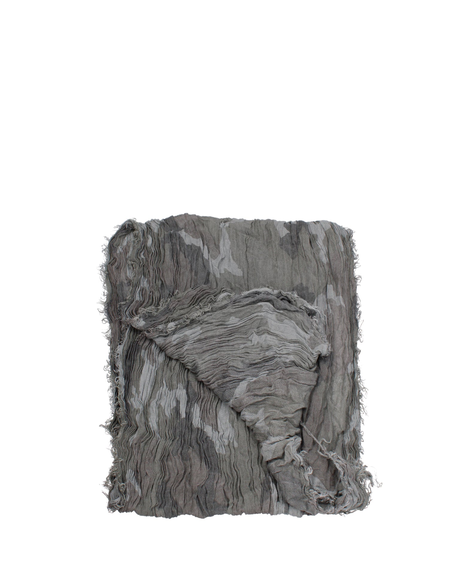 Velaris Sciarpa da donna Made in Italy 100% Cotone SRP016-GRIGIO SCURO Gave Lux