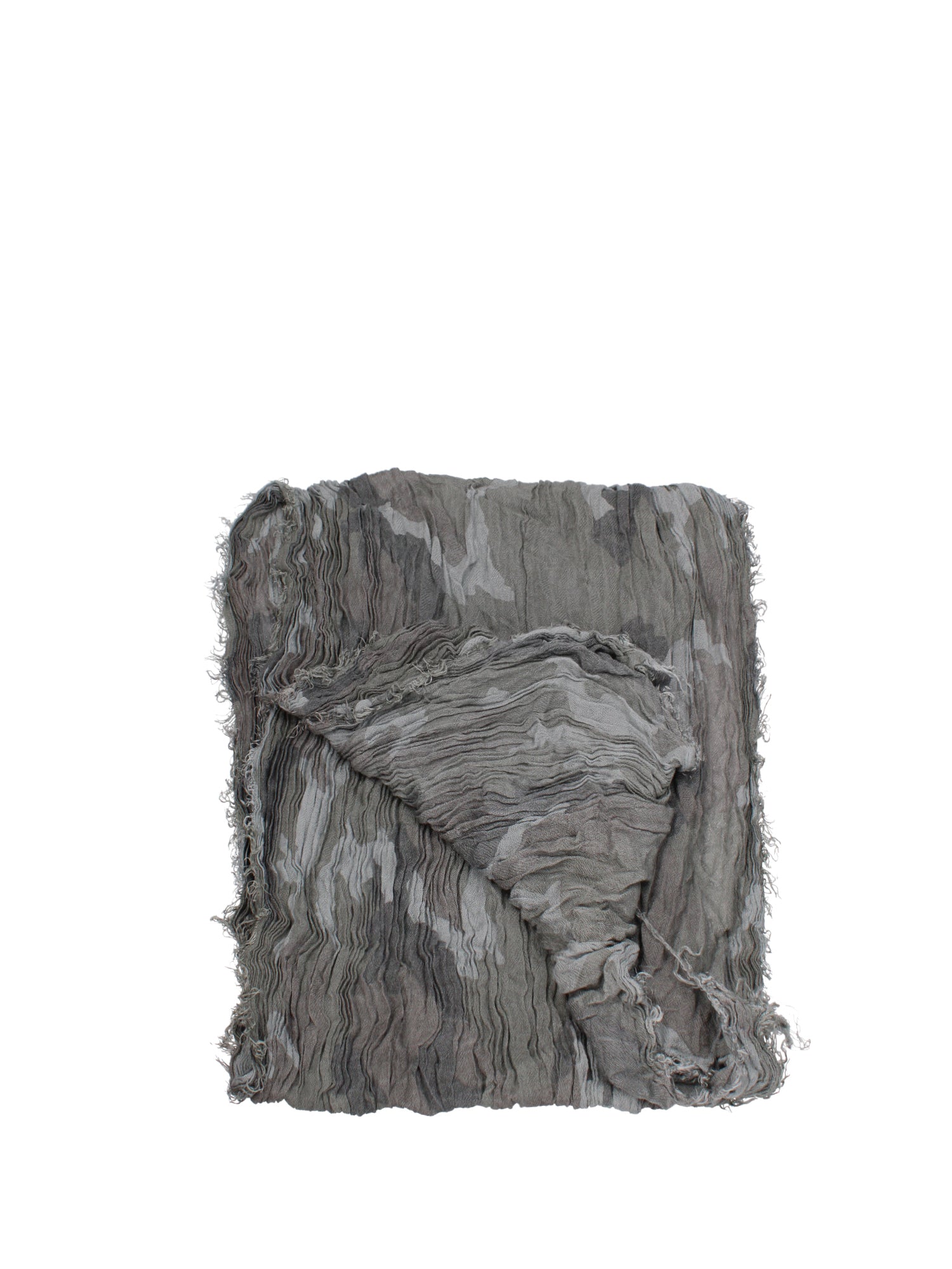 Velaris Sciarpa da donna Made in Italy 100% Cotone SRP016-GRIGIO SCURO Gave Lux