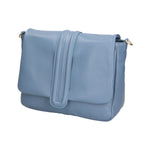 Wanda Borsa a tracolla da donna Vera pelle 06497-S41 CELESTE SCURO Gave Lux