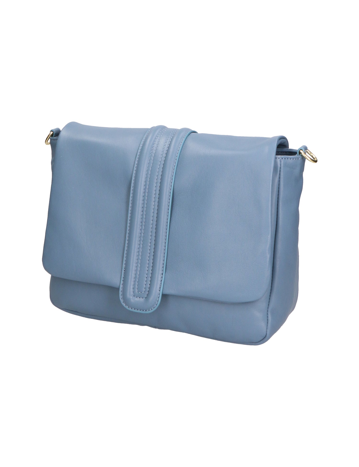 Wanda Borsa a tracolla da donna Vera pelle 06497-S41 CELESTE SCURO Gave Lux