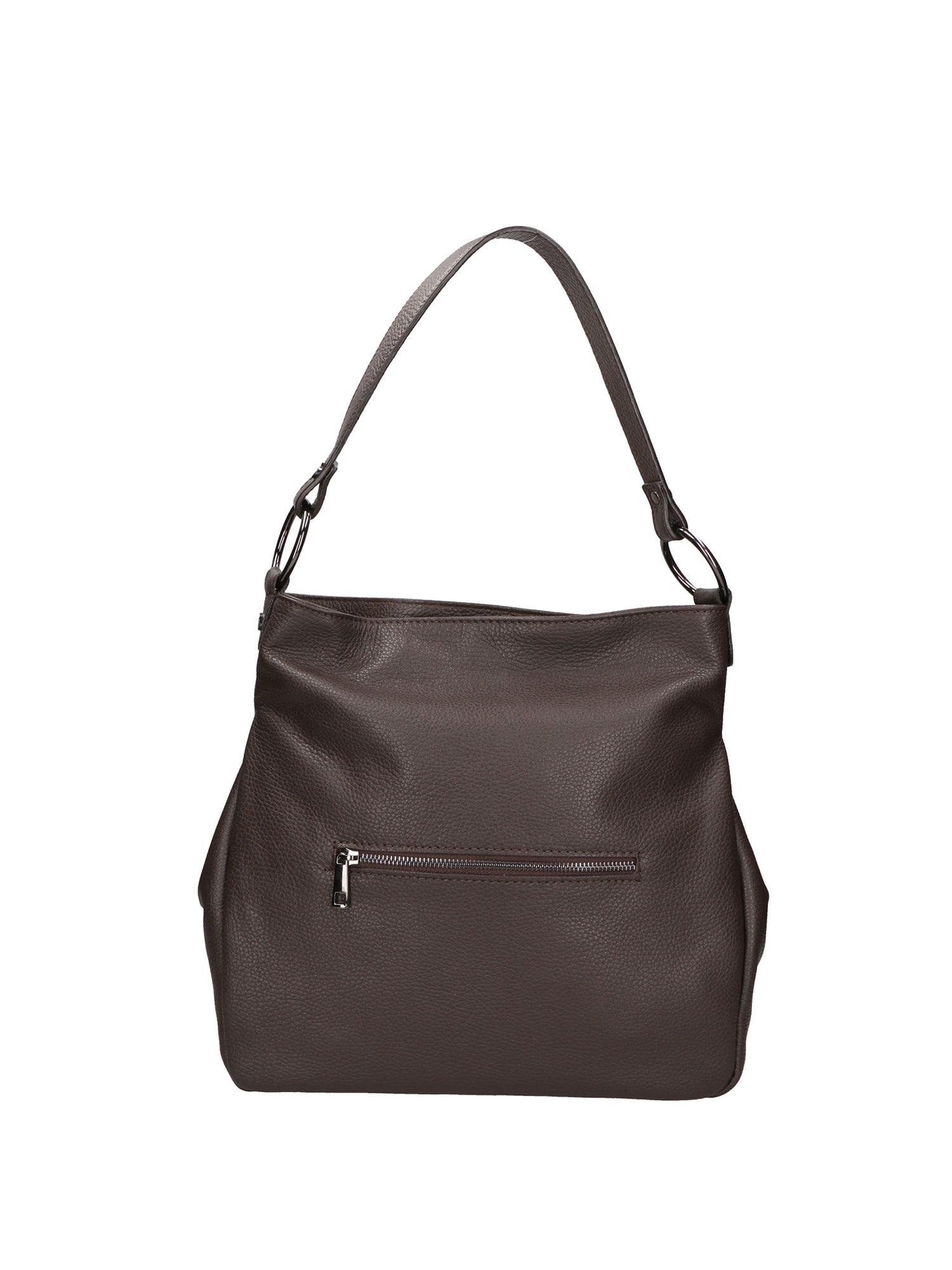 Bea Borsa a spalla da donna 100% pelle 05710-D23 T.MORO DARK BROWN Gave Lux
