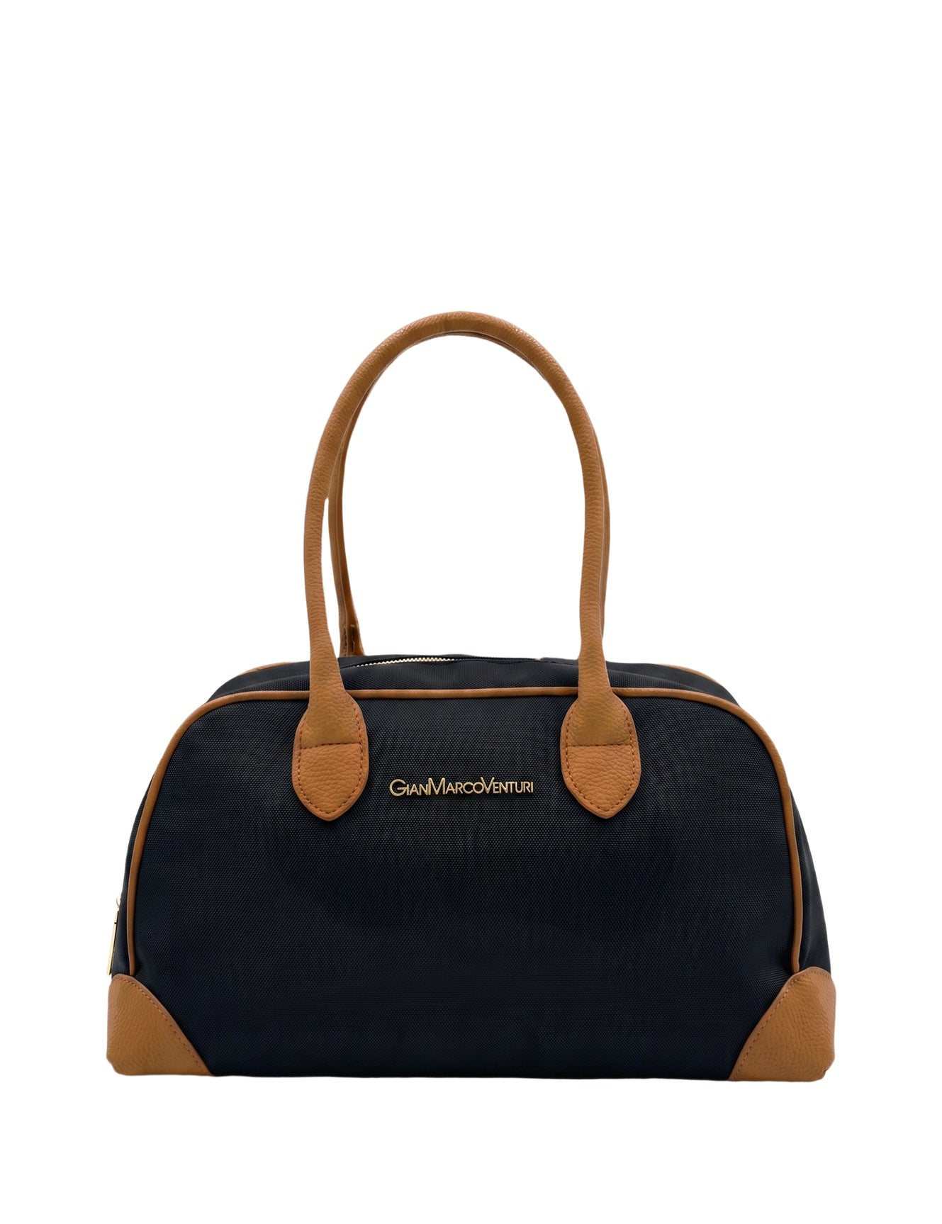 Borsa a Spalla in Pvc Nero